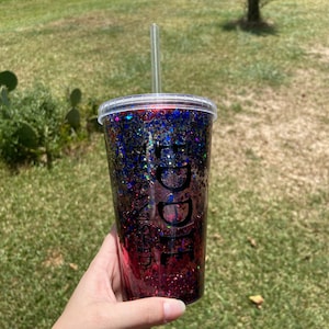 Eddie the Banished Glitter Tumbler