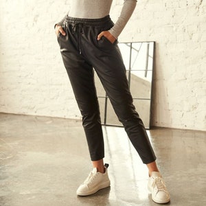 Leather Trouser for Women, Leather Pant for Women, 100% Original Soft Leather Pant for Women