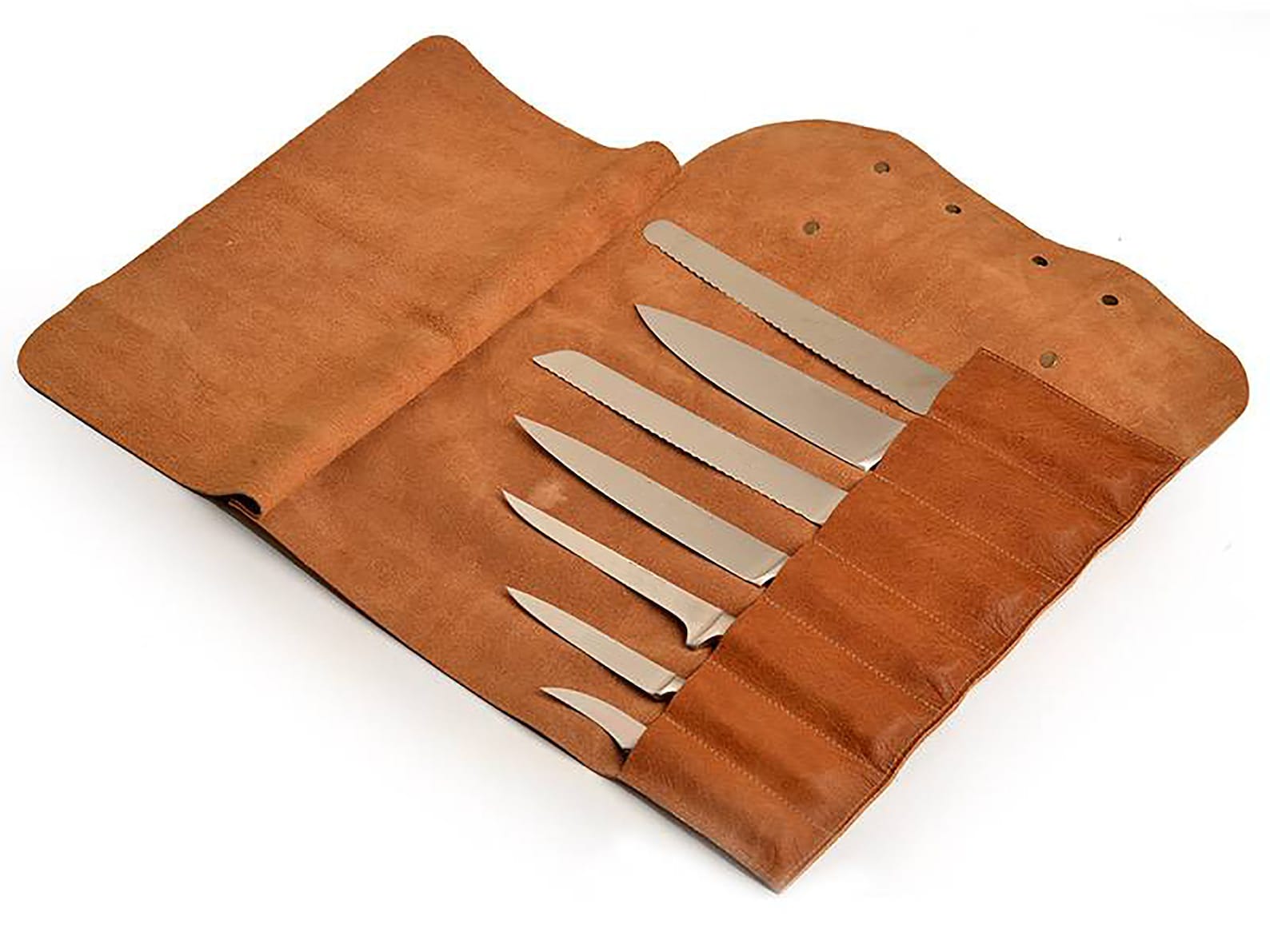 Personalized Leather Knife Roll for Chef, Monogrammed Customized Knife Storage Roll, Gift for