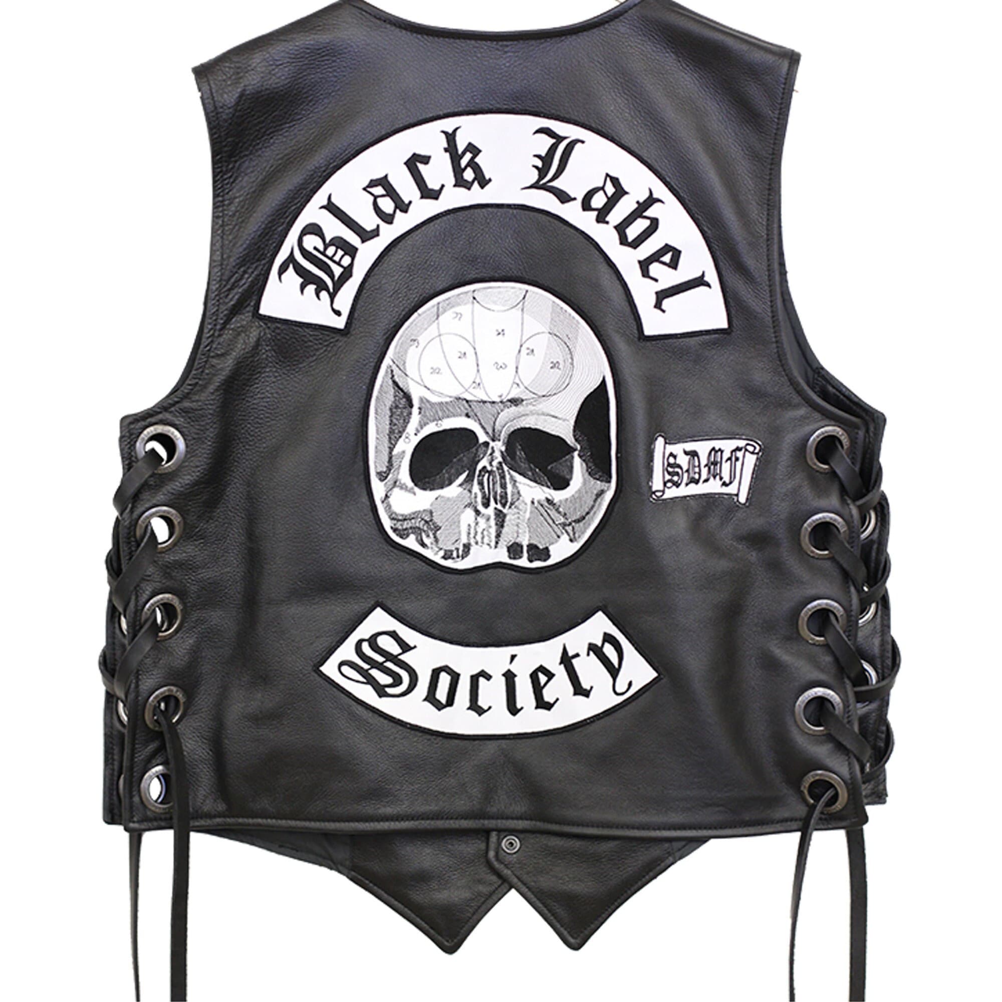 Skull leather vest - Etsy 日本