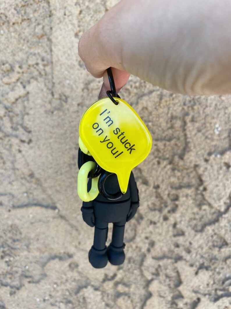 Kaws doll figure keychain. gift.restock Etsy