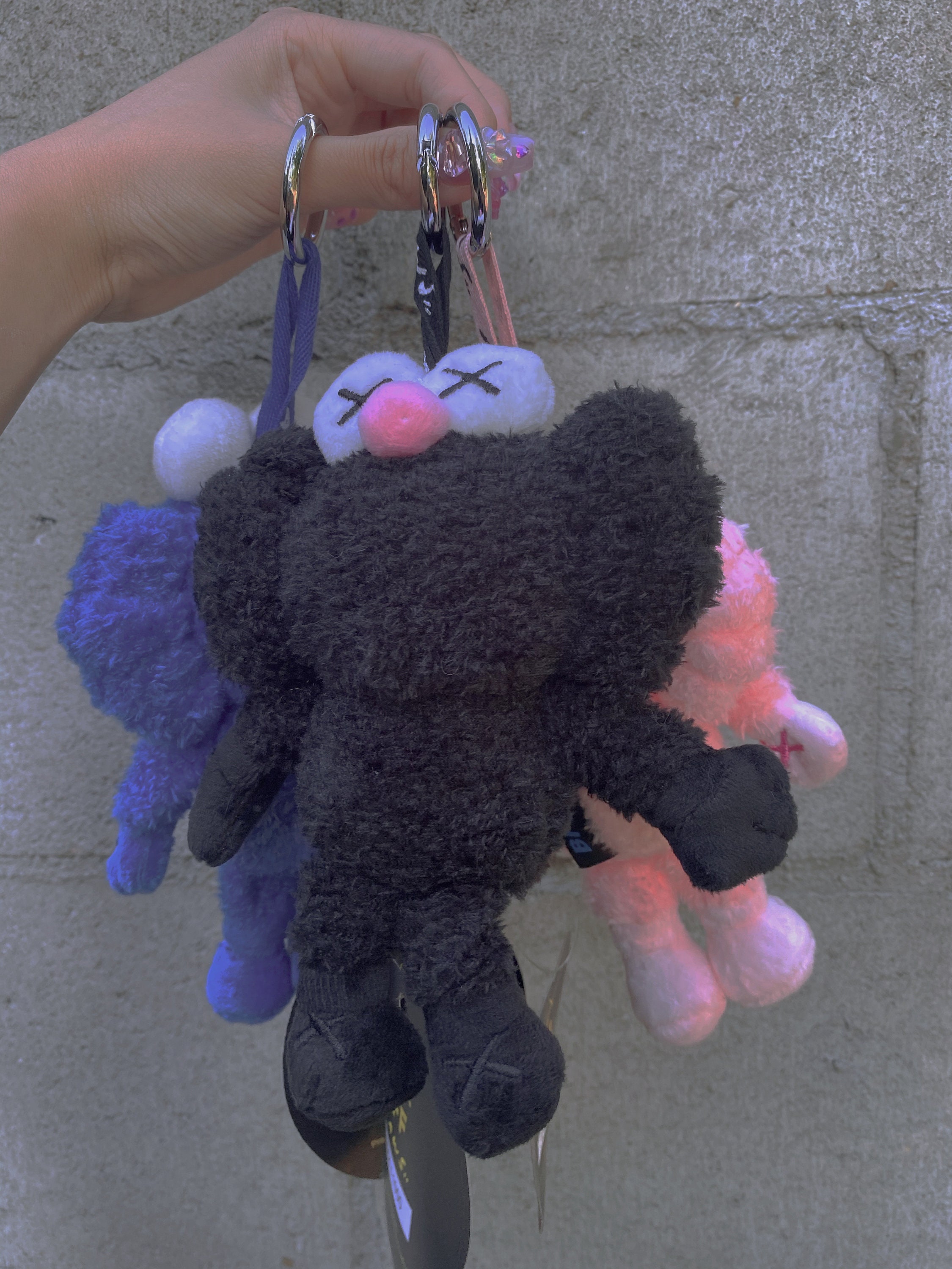 Kaws doll figure Plush Charm kaws pendant keychains. Etsy