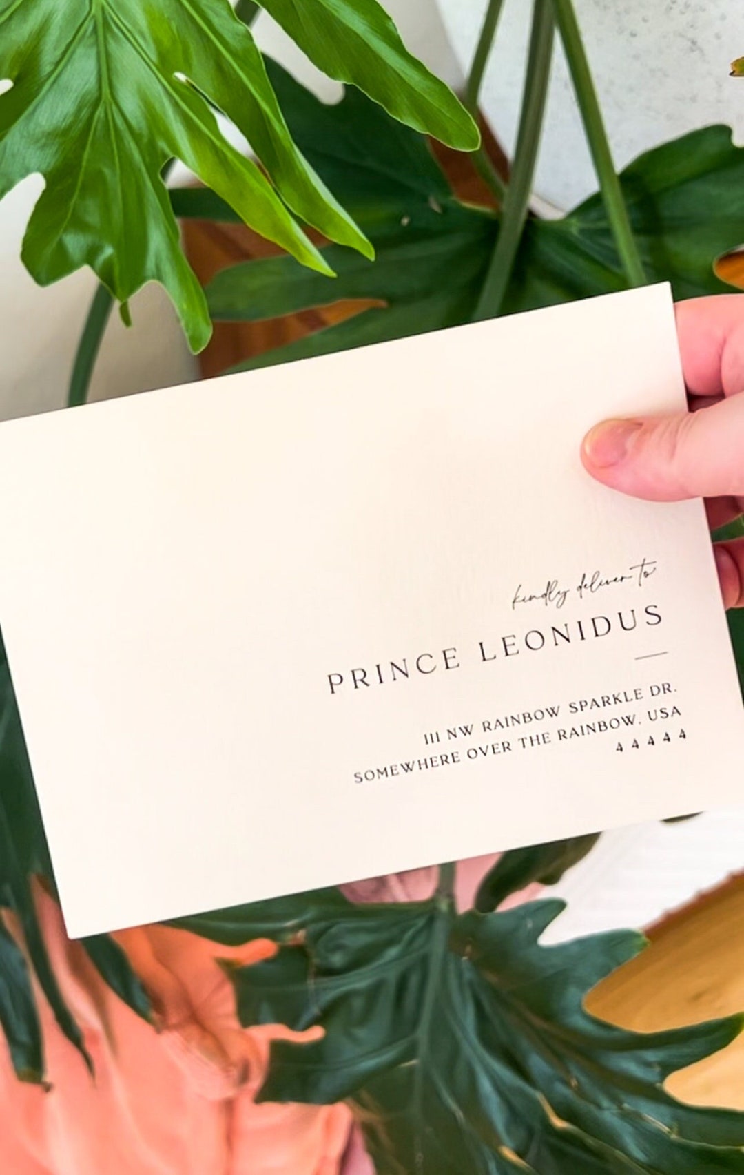 White Ink Envelope Addressing, White Ink Printing, Custom Envelope