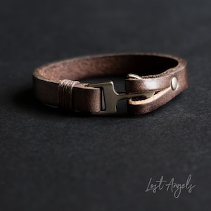 Men&#39;s Nautical Anchor Bracelet 100% Genuine Leather with detailing