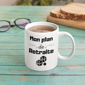 My pétanque retirement plan-future retiree gift mug