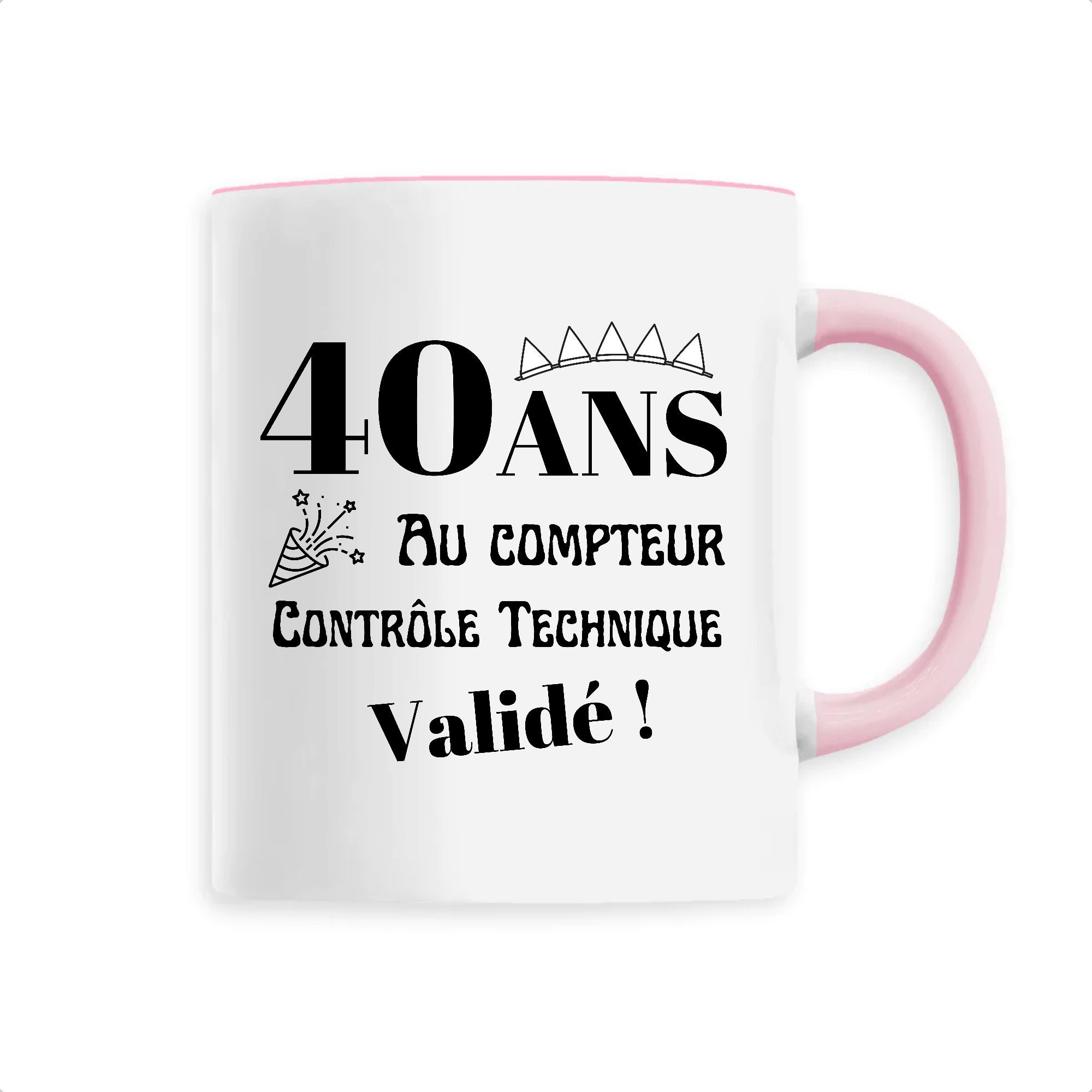 Mug Cadeau Anniversaire 40 Ans impression artisanale française en