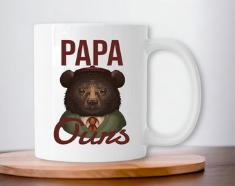 papa bear gift - papa bear - gift for dad - dad's birthday - dad's birthday gift - dad's Christmas gift - dad gift mug