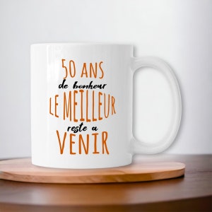 50th birthday gift - 50th birthday - 50th birthday gift mug - 50th birthday gift cup - men's birthday gift - personalized mug