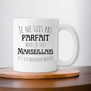 Not perfect but Marseilles - birthday gift - dad gift - family gift - proud to be Marseilles - gift mug - gift cup