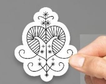Voodoo,vodou,Lwa,Loa,veve,symbol, stickers, protection symbol,spiritual guide
