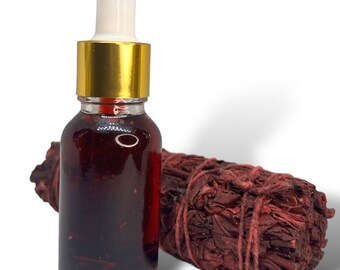 Dragon Blood Sage Infused Oil - Ritualistic Blend for Purification and Protection