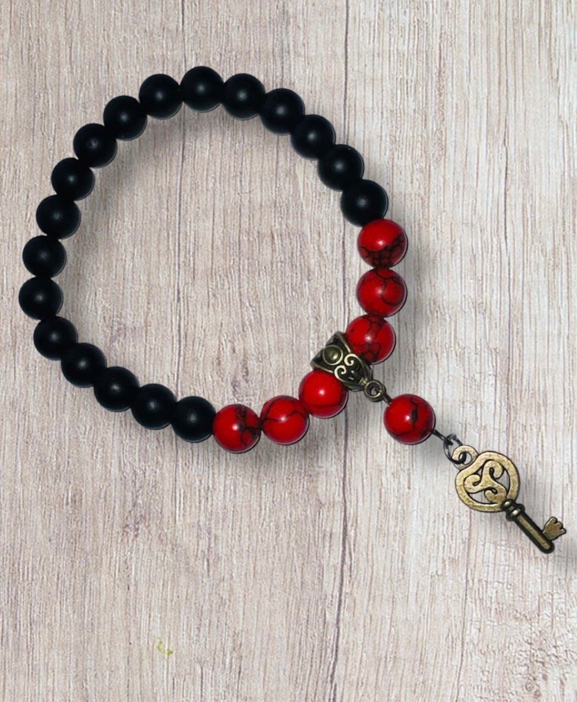 Papa Legba (blessed) key charm bracelet