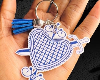 Spirits lucky keychains (veve) Haitian Lwa,vodoo,Vodou spirits