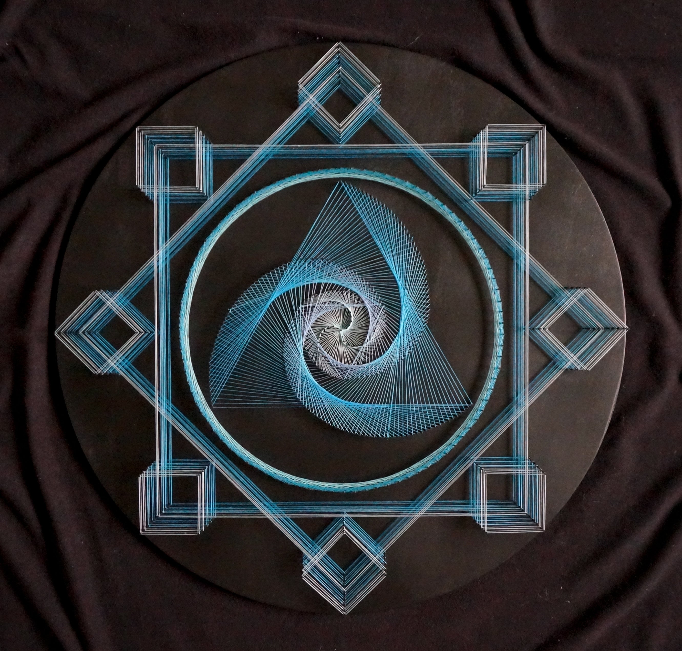 IN ALL FORMS Sacred Geometry String Art Mandala Fibonacci - Etsy UK