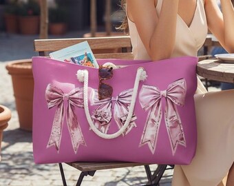 Coquette Bow-weekendtas: stijlvolle reistas