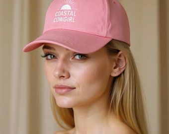 Coastal Cowgirl Distressed Cap: Vintage Cotton Twill Beach Hat