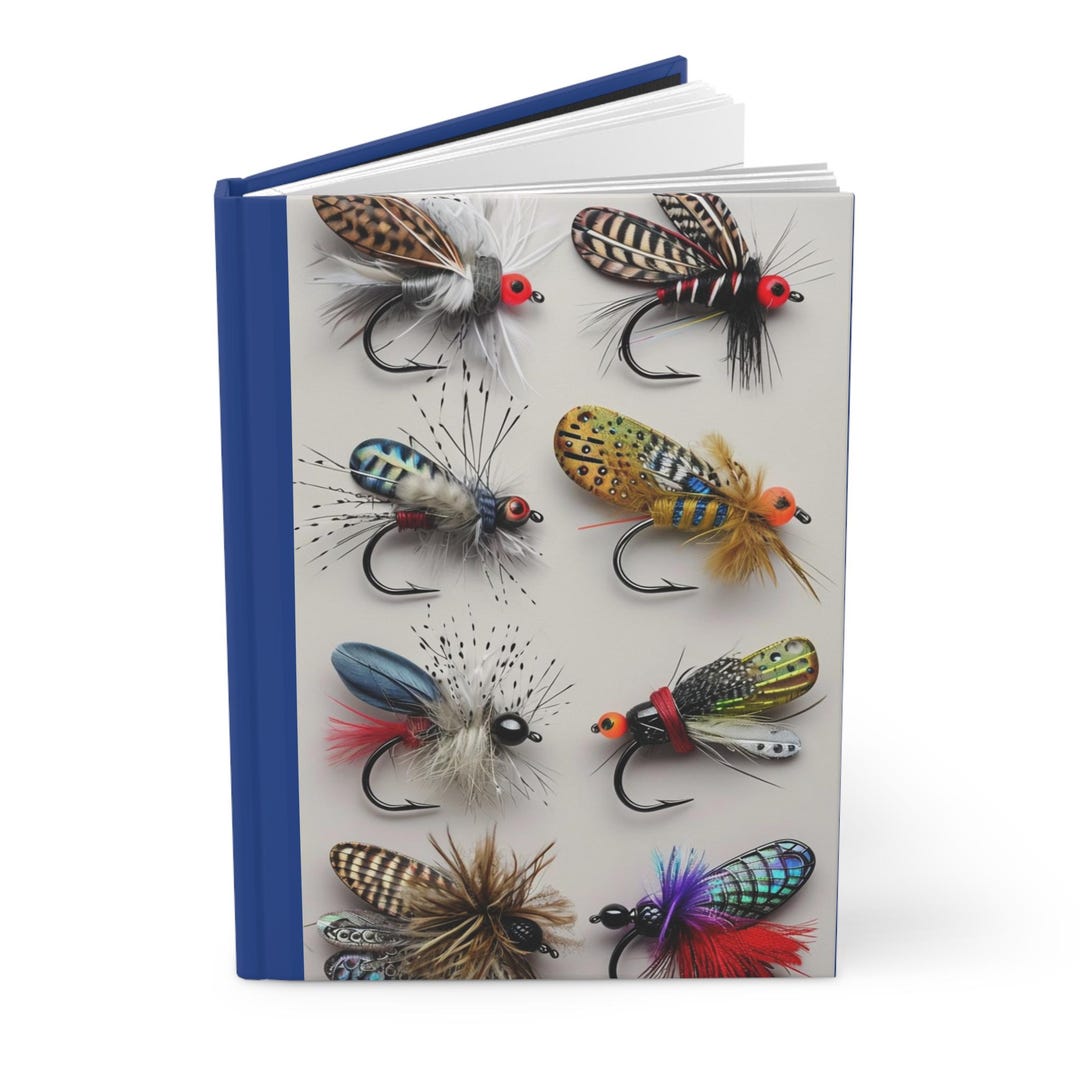Fly Notebook Luring in the Big One. Fly Fishing Notebook, Gift for Anglers, Travel ...