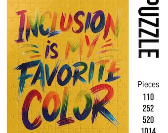 Inclusion is My Favorite Color, Jigsaw Puzzle: Family Game Night