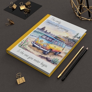 Vintage Van Travel Journal: Inspirational Gift for Adventurers