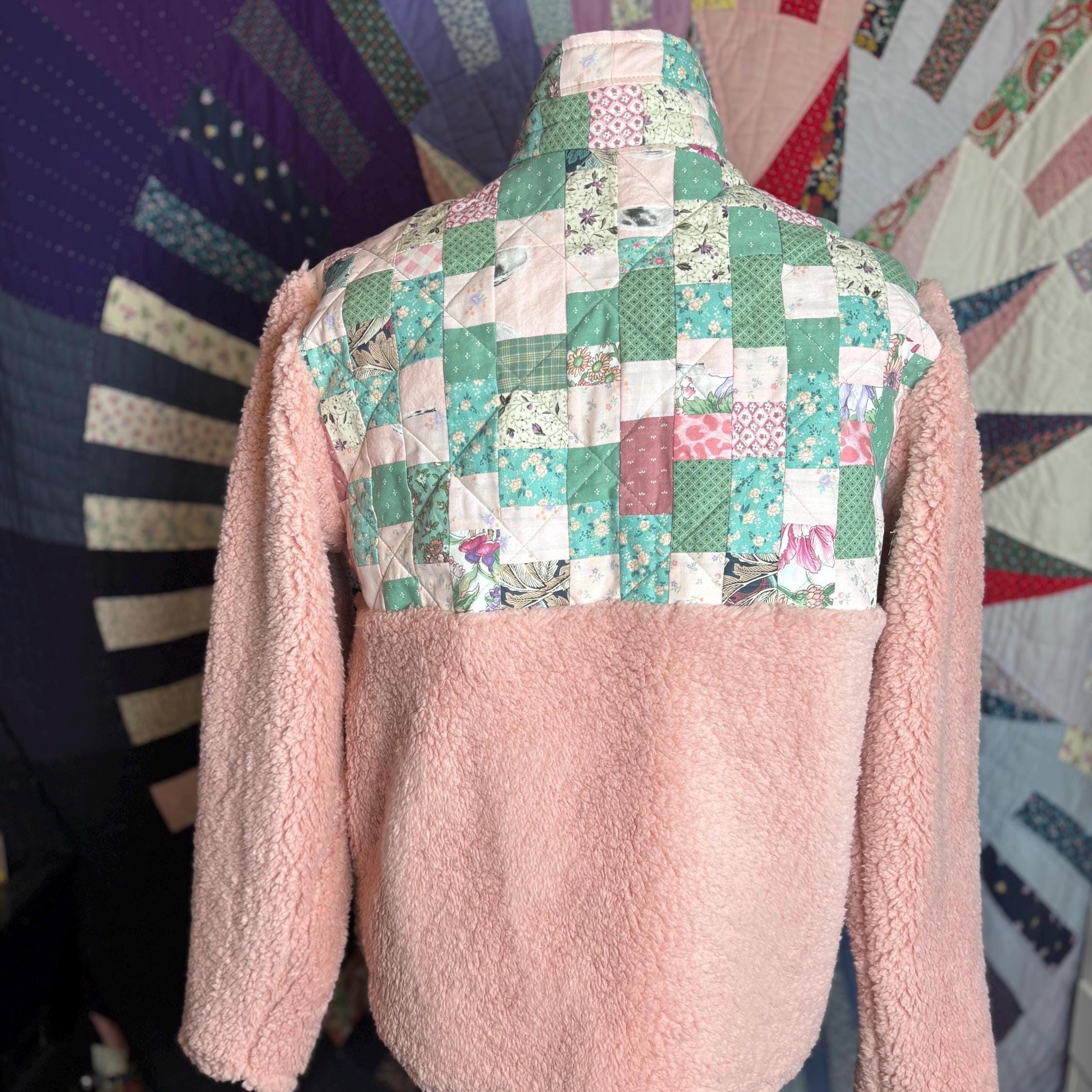 Shelby Patchwork Half Button Pullover and Shorts Outfit main image 1