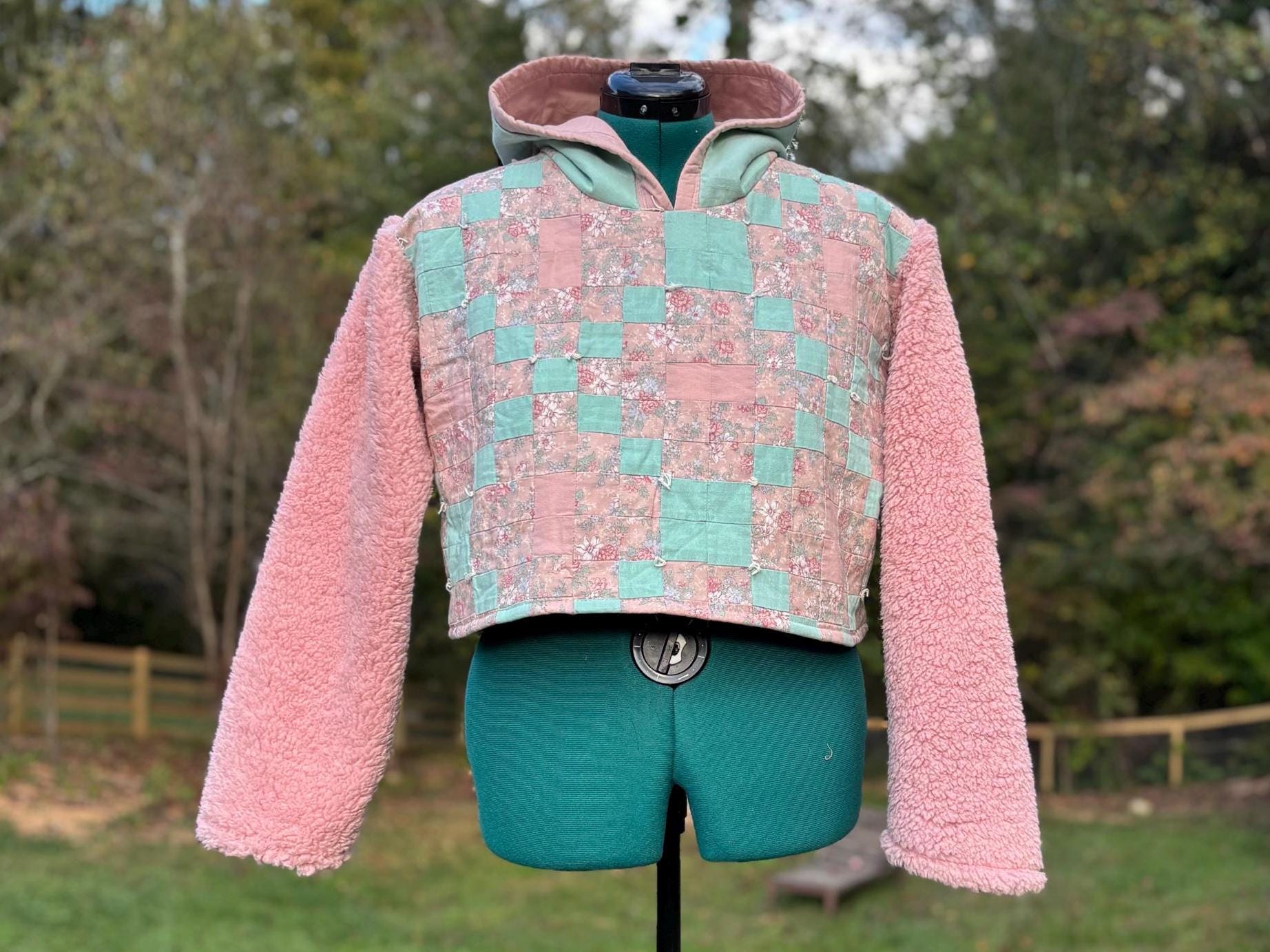 Floral fleece coats Schweiz