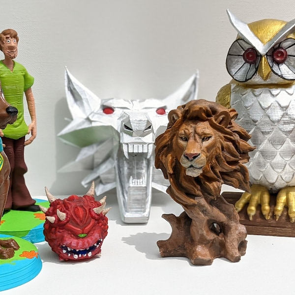 Custom Handpainted 3D Printed Figurines