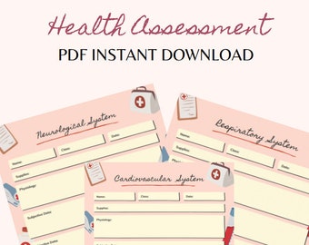 Nursing School Health Assessment Template