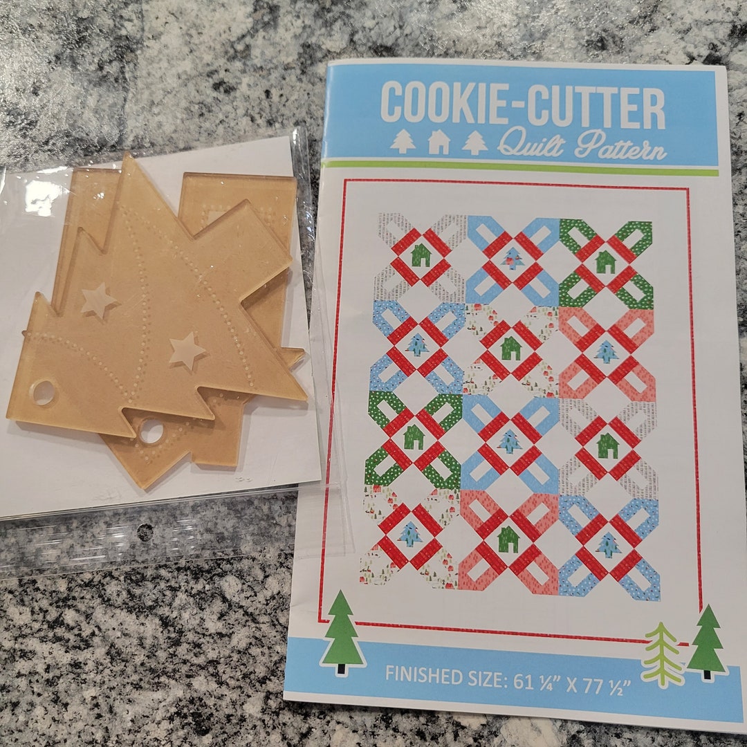 2018 Jolly Box Cookie Cutter Quilt Pattern and Templates Etsy