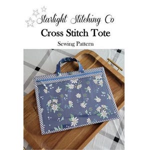 Cross Stitch Tote Sewing Pattern