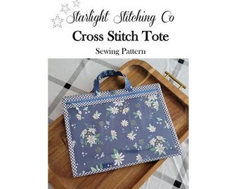 Cross Stitch Tote Sewing Pattern