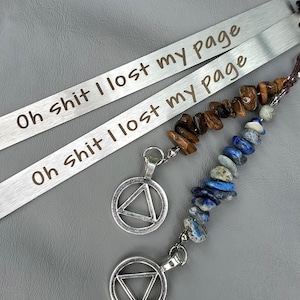 RECOVERY Book Mark, Sobriety Gifts, AA Humor, Recovery Gifts, 12 Step Gifts