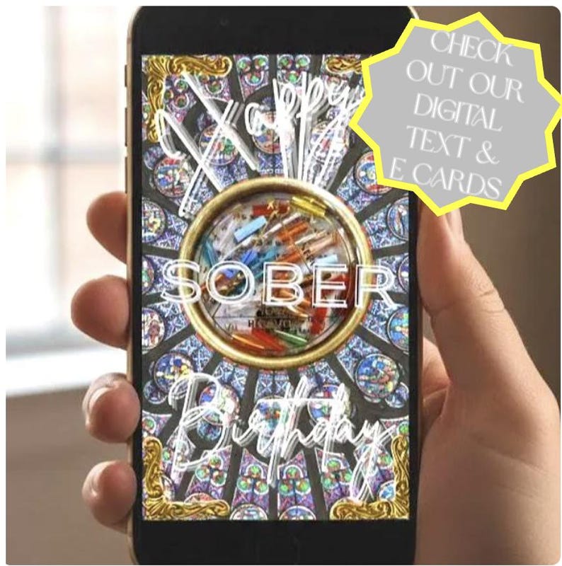 Stained Glass Bead AA Chip, AA Coins, Recovery, NA Medallions, 12 Step, Sober Anniversary image 11