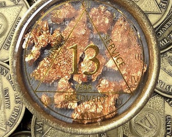 AA Anniversary Coin, NA Coin, Soberversary, Sobriety Gift