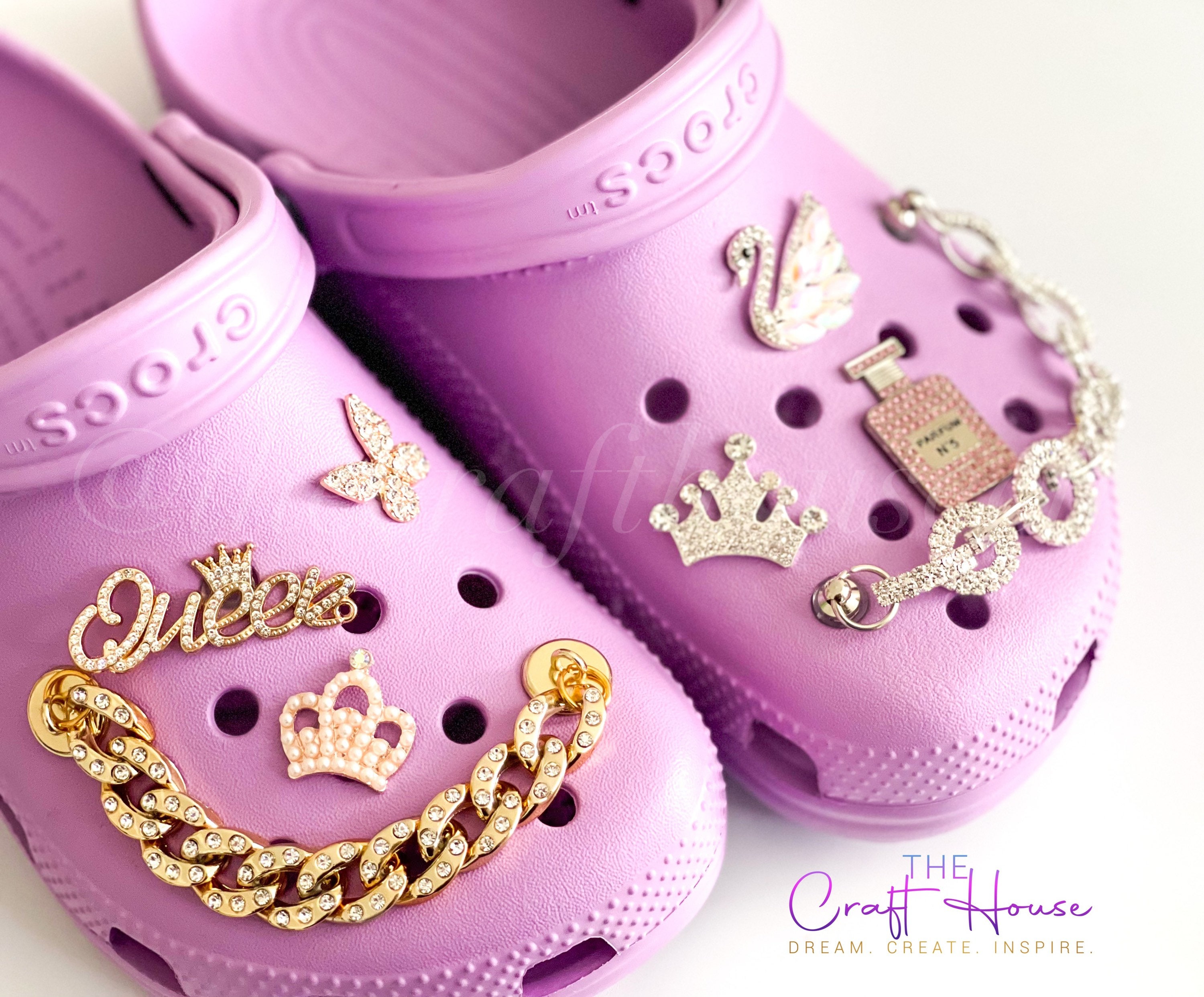 Bling Bling charms for Crocs Jewellery Brooches LUXURY BLING CROCS Pins & Clips Clothing & Shoe Clips 