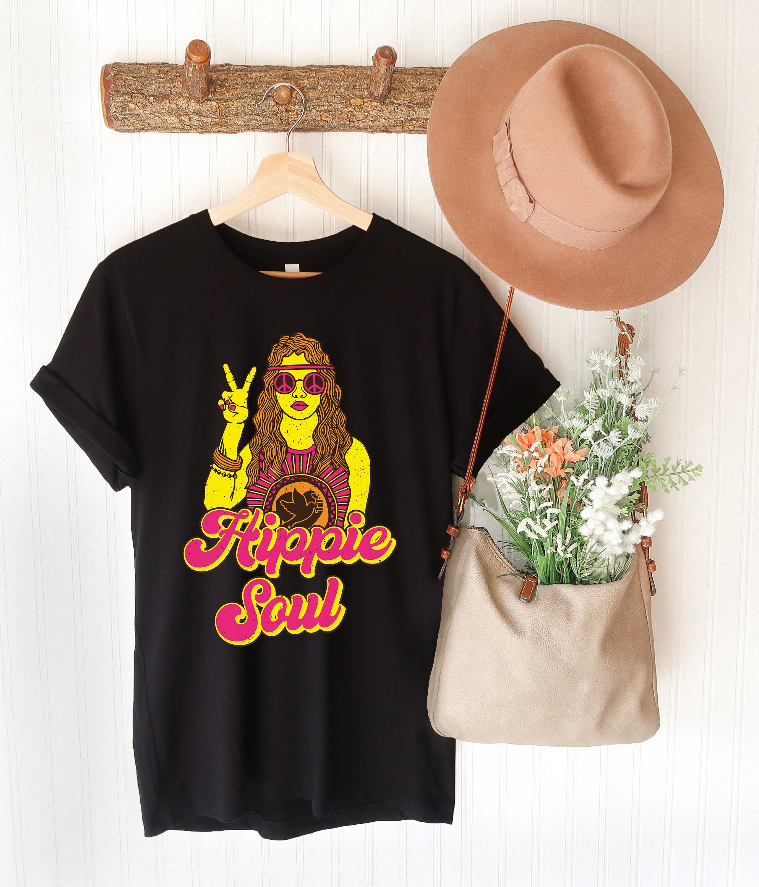 Hippie Soul Tee Hippie Shirt Hippie Tshirt Hippie Tee Etsy
