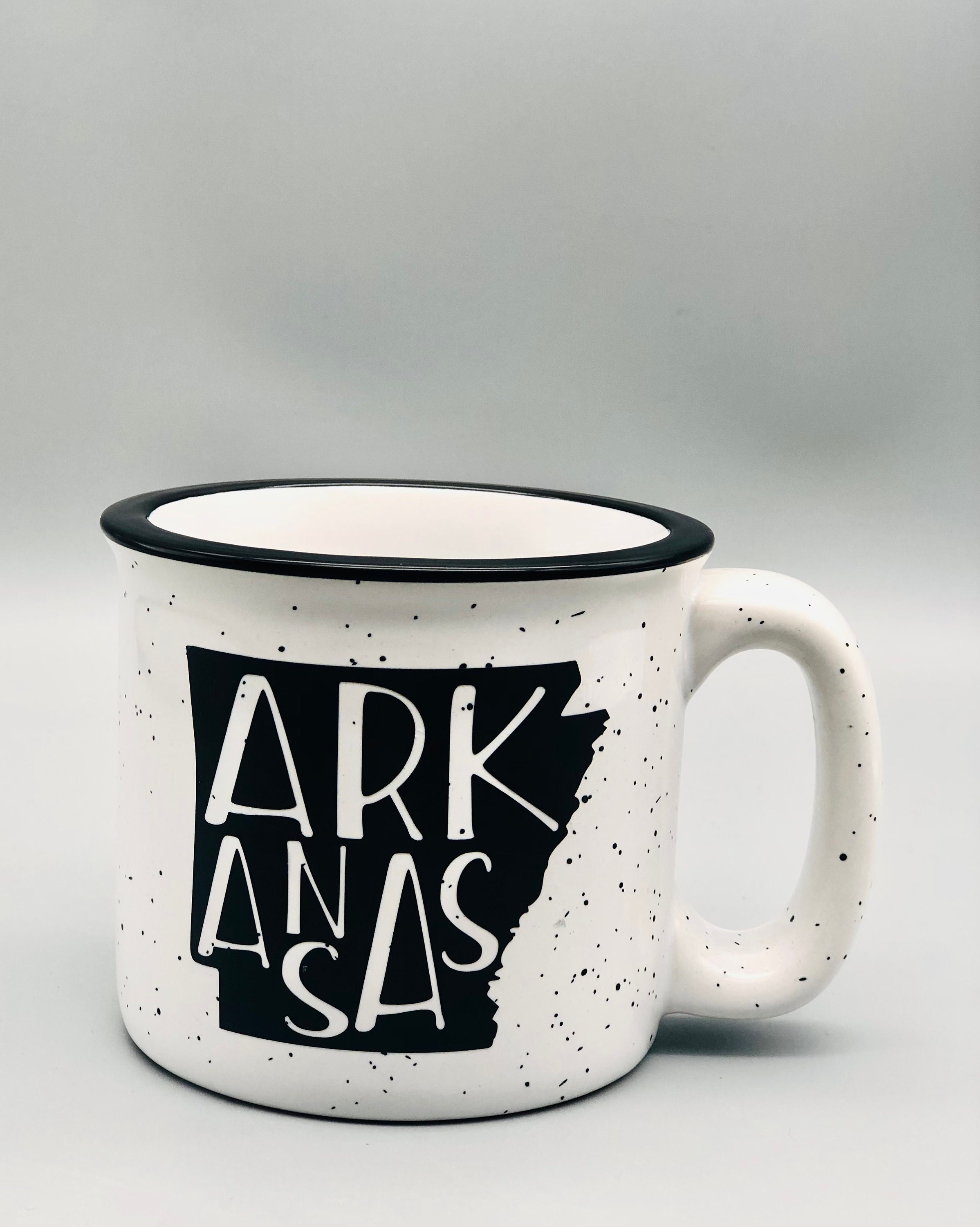 Arkansas Campfire Coffee Mug 15 oz. | All 50 States Available! | Fall Coffee Mug | Sweater Weather | Speckled | Custom | Gift