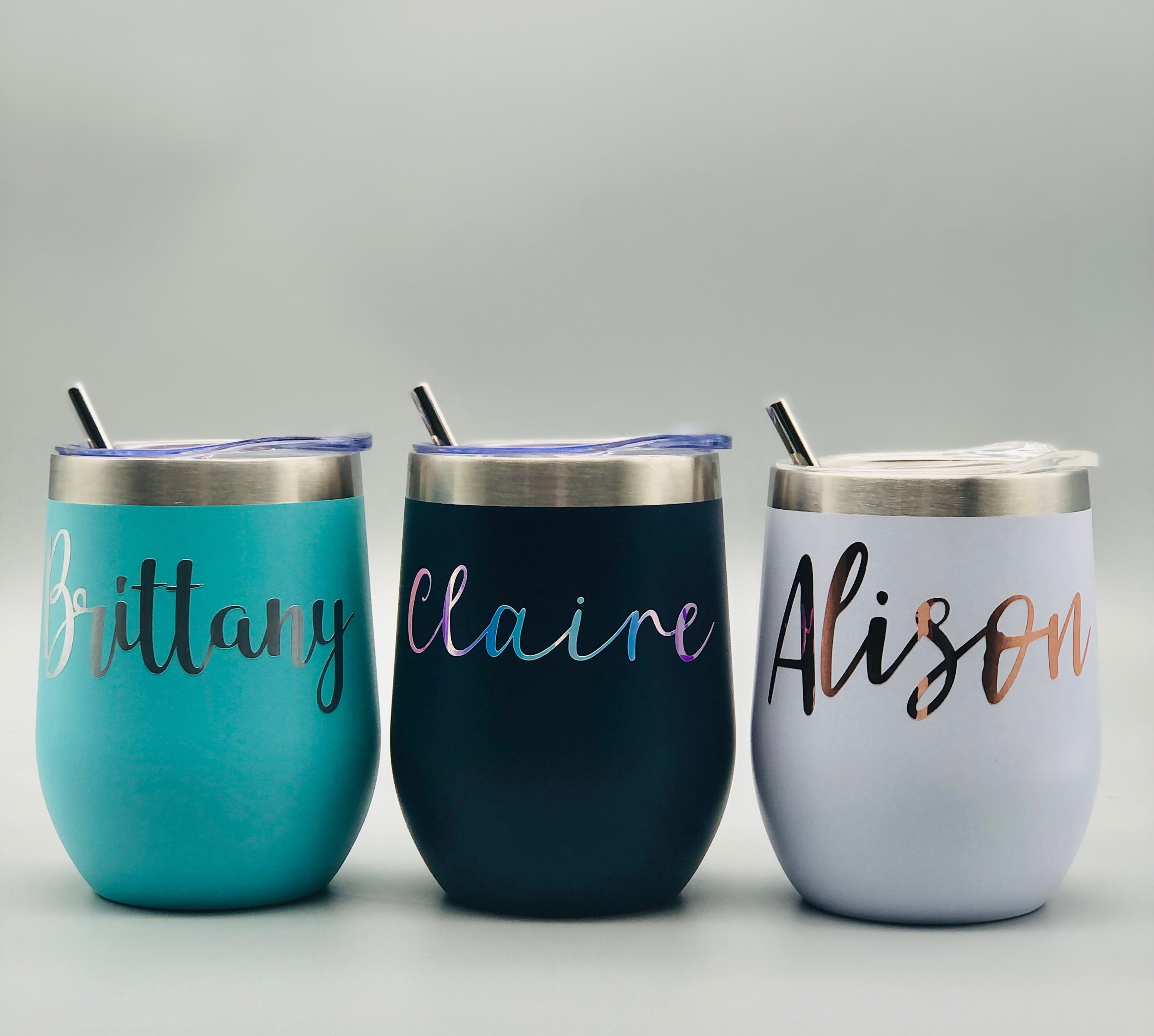 Personalized Stainless Steel Wine Tumbler