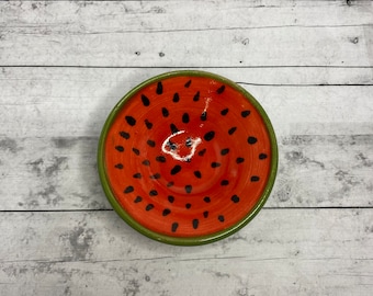 Handmade Ceramic Watermelon Dish