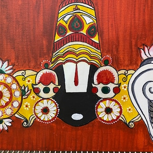 Tirupati balaji wall painting