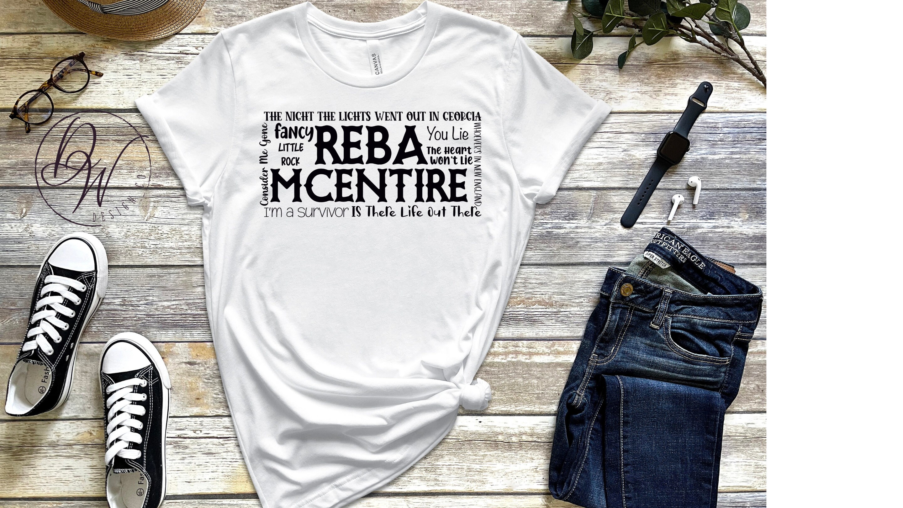 Reba Lyrics T-shirt - Etsy