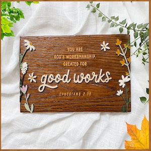 Bible Verse Wall Art Wood Sign  Christian Wall Art Scripture Signs Home Decor Choose your Favorite Bible Passage Gift Plaque