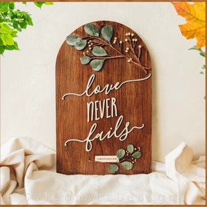Bible Verse Signs - Personalized Wood Name Sign - Scripture Sign -Christian Sign - Bible Verse Wall Art  - Wooden Signs -Christmas 2023