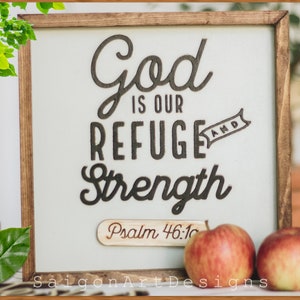 Bible Verse Signs - Scripture Sign - Christian Sign - Wood Sign - Bible Verse Wall Art  - Wooden Signs - Scripture Wall Art - Home portrait