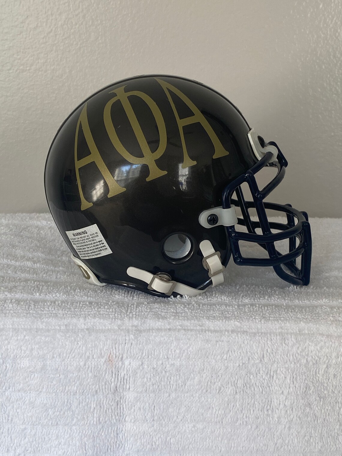 Alpha Phi Alpha Mini Football Helmet Etsy