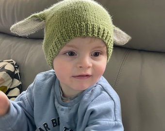 Grogu Inspired Baby Hat, The Mandalorian, Star Wars