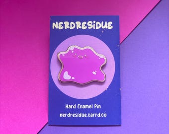 Ditto Enamel Pin, 1.5" (3.8cm) Poke enamel pin, cute pin gift