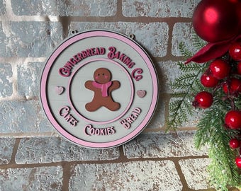 pink gingerbread , pink Christmas