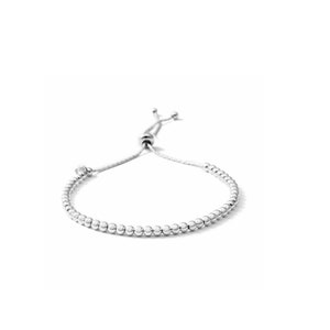 925 Sterling Silver Adjustable Bolo Bead Bracelet Made In Italy  Elegant Bracelet Jewelry Gift for Women