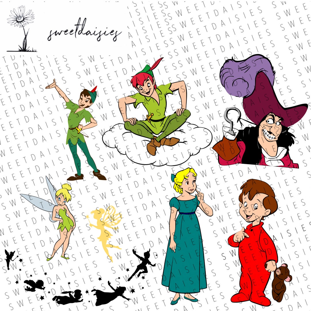 Peter Pan SVG File Bundle Instant Download Cricut File Cricut Design