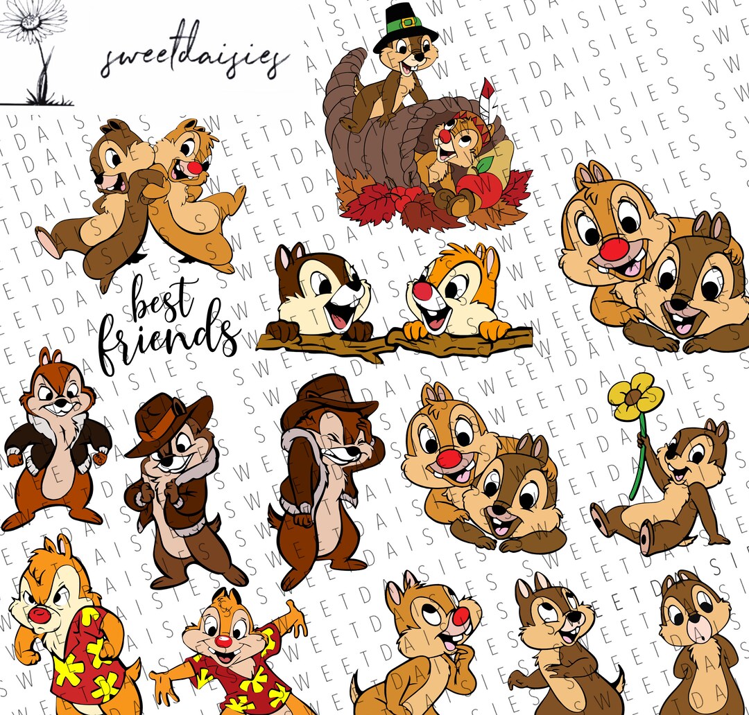 Chip N Dale SVG File Bundle Instant Download Cricut File Cricut Design